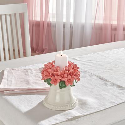 Kerzenhalter "Rosenblüten" rosa Eldo