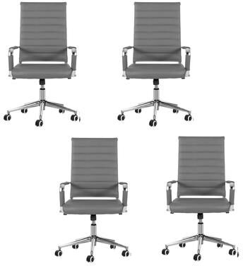 eclife BIFMA Certified Ergonomic 360° Swivel Office Chair Executive Leather Chair