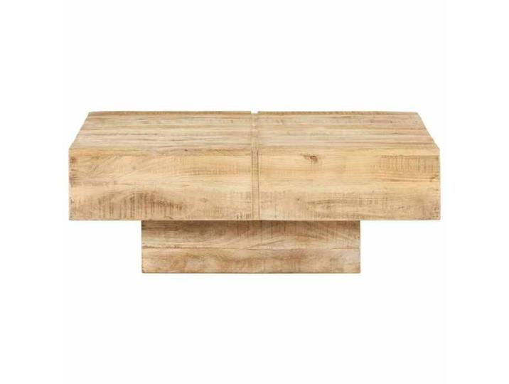 Promotion Févr Table basse（1 pc)Table à café - Design industriel - pour maison - 80x80x28 cm Bois de manguier massif FR99974866