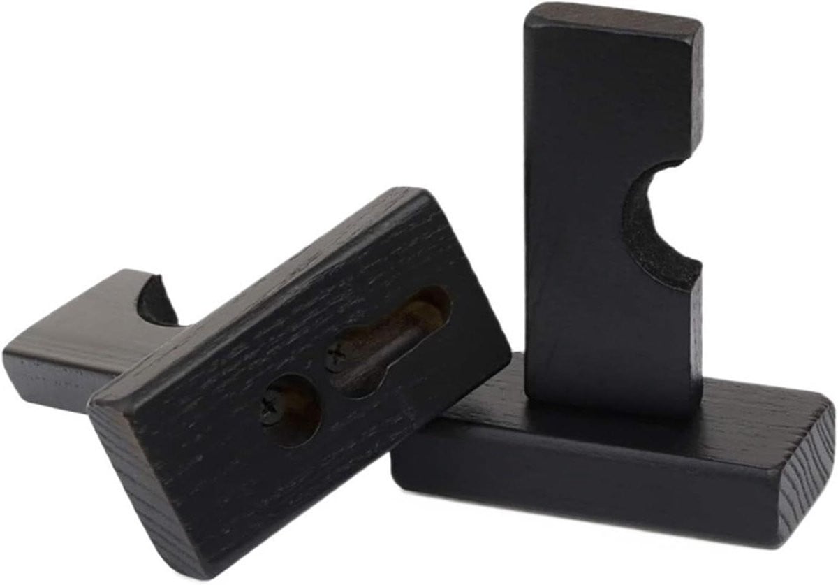 Knuppel Haken Sportrek Zwart - 2 stuks