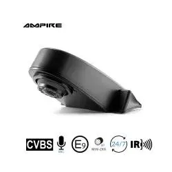 AMPIRE Rückfahrkamera (CVBS), 95°, 35.5mm, universal, schwarz KV200-BLK