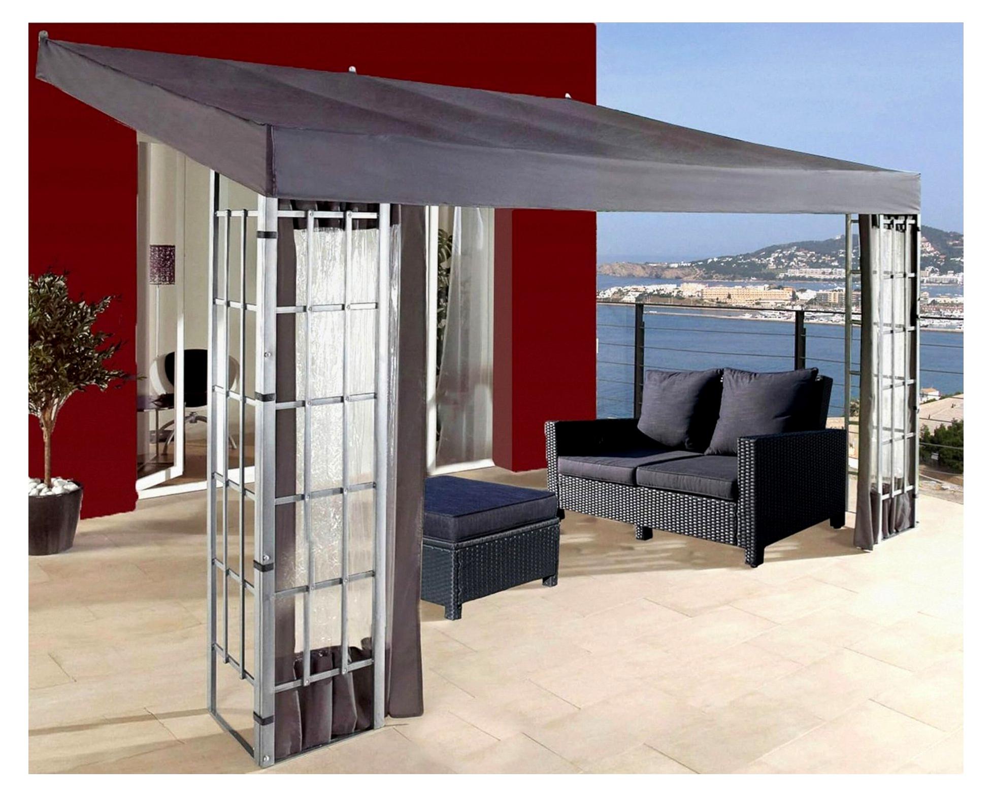 Rank Anbau 3x4m in Anthrazit