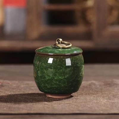 Inspire Select Mini Airtight Storage Jar With Lid Portable Tea, Coffee & Sugar Container For Kitchen & Home Decor dark Green