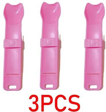 Uplifted Finds Squeeze Ease Liquid Cat Treat Dispenser Spoon 3 Pcs Pink + Pink + Pink