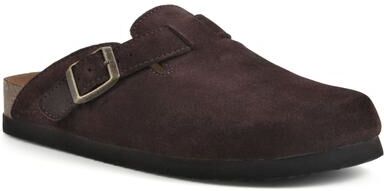 Women's Bari Footbeds Clog by White Mountain in Brown Suede (Size 7 M)
