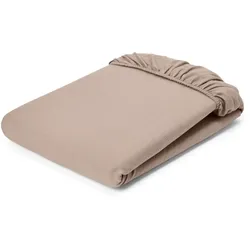 Tchibo - Biber-Spannbettlaken - taupe