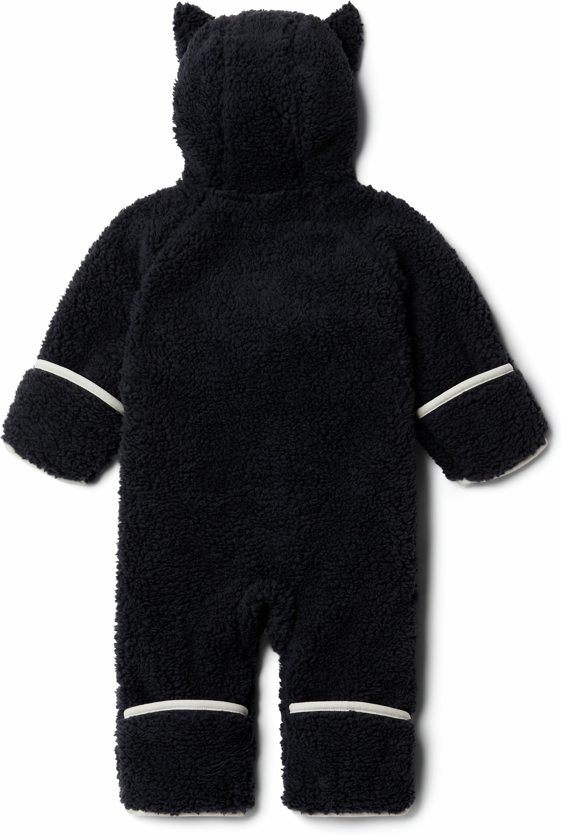 Overall COLUMBIA, Jungen, Gr. 74 (18M), N-Gr, schwarz (schwarz, chalk), Obermaterial: 100% Polyester, Overalls Overall, mit Kapuze mit Tier-Ohren und Bindung, für Babys schwarz, chalk 74 (18M), N-Gr