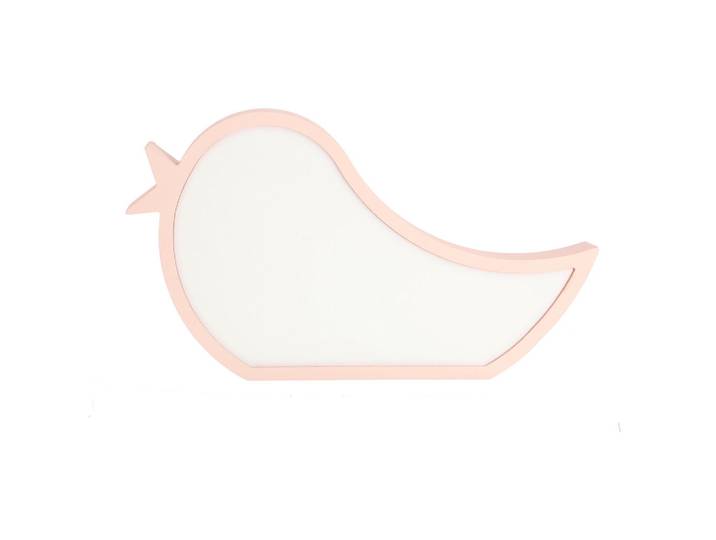 Kindertischleuchte Bird, Pink, Kunststoff, 3.5x19.5x33.5 cm, RoHS, Europäischer Sicherheitsstandard, einfach zu transportieren, Lampen & Leuchten, Innenbeleuchtung, Kinderzimmerlampen, Kindertischleuchten