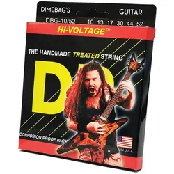 DR Strings Dimebag High Voltage DBG-10/52 Medium Heavy .010-.052 - Saiten E-Gitarre
