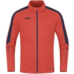 Jako Polyesterjacke Power - flame/marine - 40