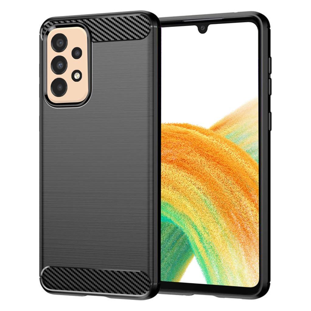 Techsuit - Carbon Silicone - Samsung Galaxy A33 5G - Black (Samsung Galaxy A33 5G) (56339719)
