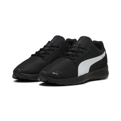 Sneaker PUMA "SOFTRIDE Cosmic Sneakers Erwachsene", Damen, Gr. 37,5, schwarz-weiß (schwarz, weiß), Obermaterial: Synthetik, Textil. Futter: Textil. Innensohle: Textil. Laufsohle: Synthetik, Schuhe Sneaker