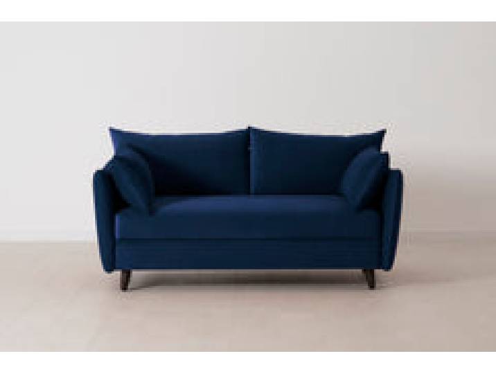 2,5-Sitzer-Schlafsofa Model 08, Indigoblau