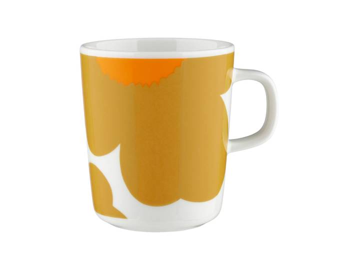 Marimekko - Mug Unikko - Orange - Grès - Designer Maija Isola