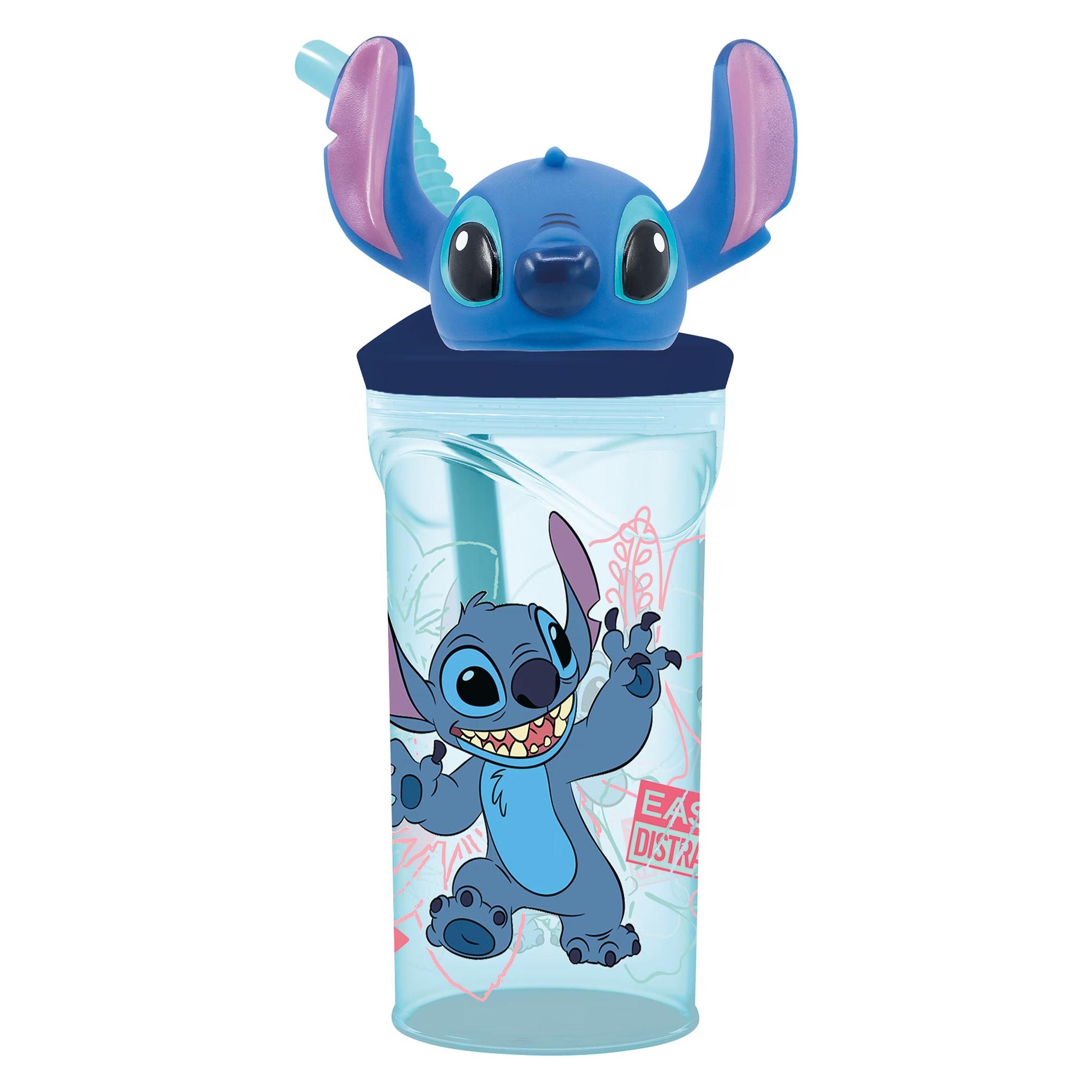 pos Disney Stitch - Trinkbecher mit 3D-Figur - ca. 360 ml (0.36 l) (38247)
