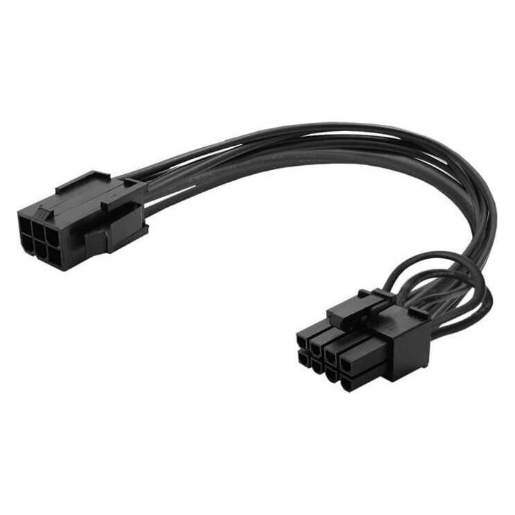 Savio AK-49 Kabel zasilajcy 6 pin - 8 pin (6+2) PCI-Express (15 cm) (SAVIO AK-49)