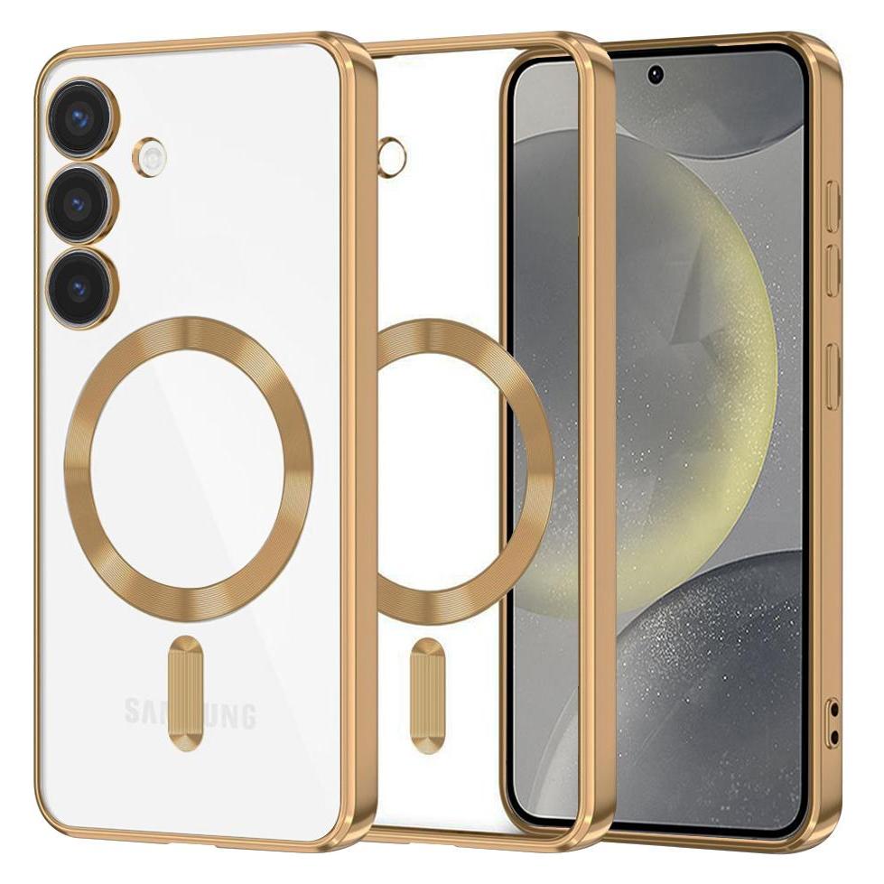 Techsuit - Luxury Crystal MagSafe - Samsung Galaxy S24 - Gold (Samsung Galaxy S24) (56349679)