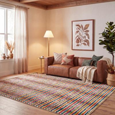 SAFAVIEH Fiesta Shag Shani Abstract Rug