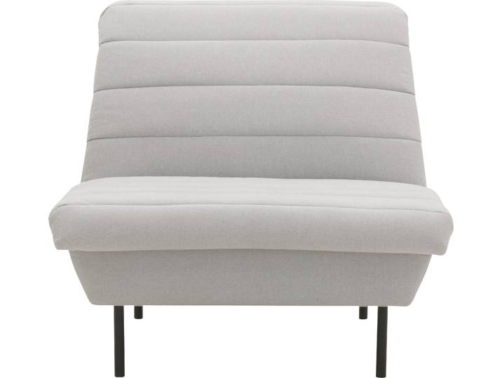 Sessel LOOKS IX , silber, B:72cm H:92cm T:103cm, 100% Polyester, LOOKS BY WOLFGANG JOOP, Sessel, Sessel, Quersteppung, ohne Armlehnen