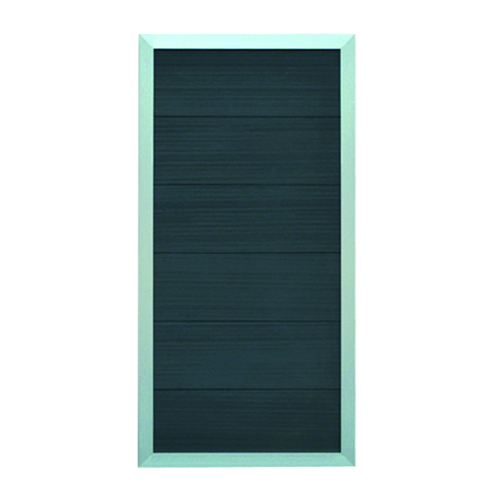 TETZNERJENT MALÖ-Serie ANTHRAZIT 90 x 180 cm, WPC-Zaun 16971283