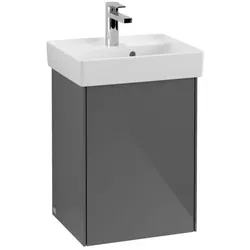 Villeroy & Boch Collaro Waschtischunterschrank C00501FP 41x54,6x34,4cm, mit LED-Beleuchtung, Glossy Grey