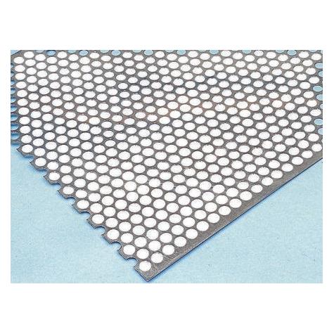 RS PRO Edelstahl Blech perforiert 2mm (500 mm, 500 mm, 0.55 mm) (1828360)