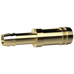 Riegler, Schlauchanschluss + Schlauchverbinder, Doppelschlauchtülle Messing reduzierend LW 6, 9