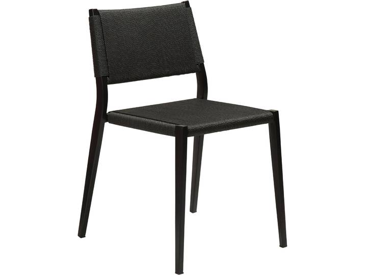 DAN-FORM Stuhl 2er-Set Loop schwarz Mischgewebe
