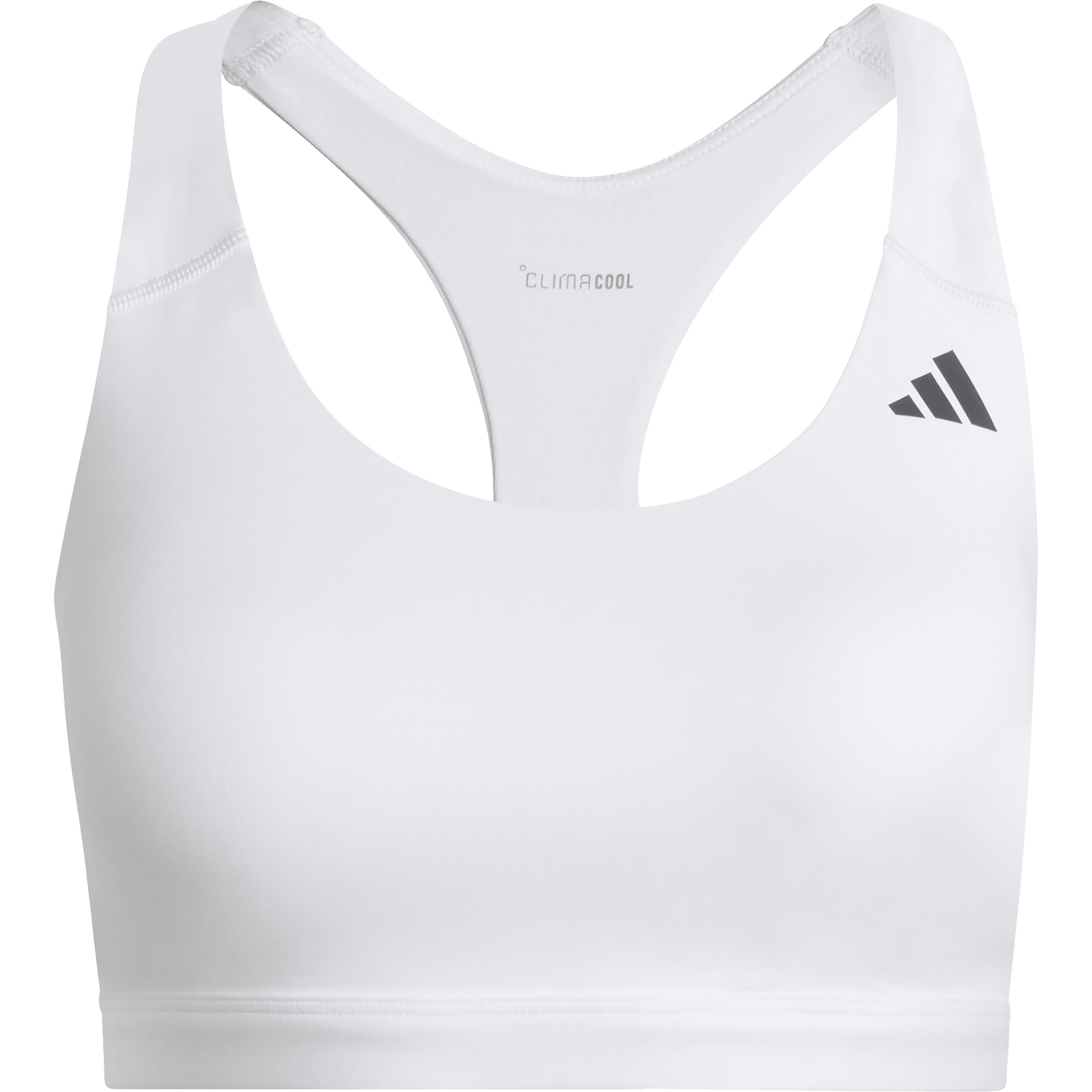 adidas Optime Essentials Medium Support Sport BH Damen Sport-BHs weiss Größe S Laufen | Trailrunning Elastisch
