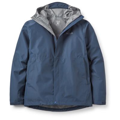Rab - Downpour Jacket - Regenjacke Gr XL blau