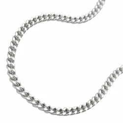 Gallay Kette 2mm Flachpanzerkette 2x diamantiertSilber 925 50cm