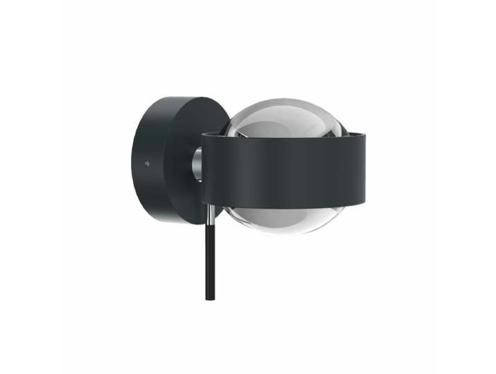 Top Light Wandleuchte Puk Mini Wall + Fassung - Anthrazit matt ,