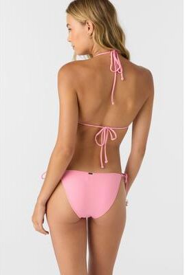 O'Neill s Saltwater Solids Rib Maracas Medium Bottoms in Sachet Pink, Size Small, Elastane/Polyamide