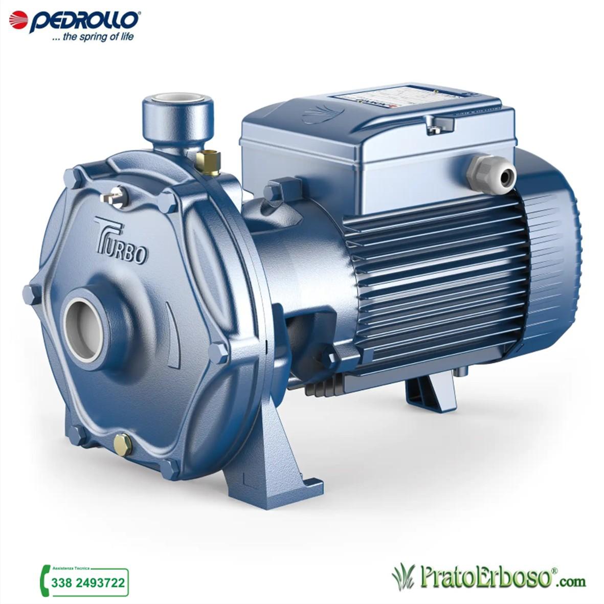 Turbo 2T 6A - Pedrollo dreiphasige elektrische Kreiselpumpe mit zwei Laufrädern