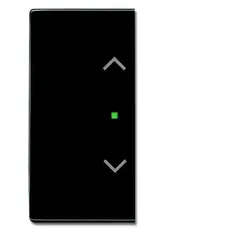 Busch-Jaeger 2fach Abdeckung free@home Schwarz-Grau, Anthrazit 2CKA006220A0053 1 St.
