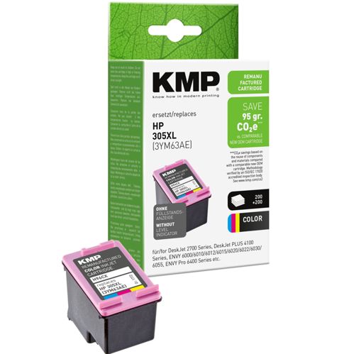 KMP H96CX Tintenpatrone color kompatibel mit HP 3YM63AE