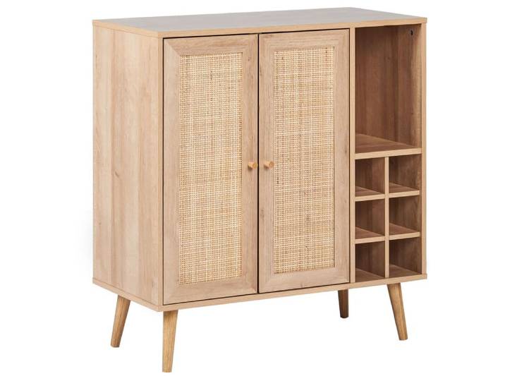 Armoire à vin marron clair