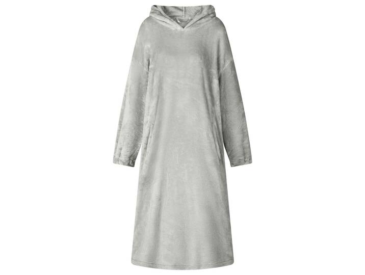 vidaXL Decken-Hoodie Grau L Flanell
