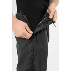 MGA, Herren, Outdoorhose, Wikinger Rainier Full Reissverschluss Hosen (XXL), Schwarz