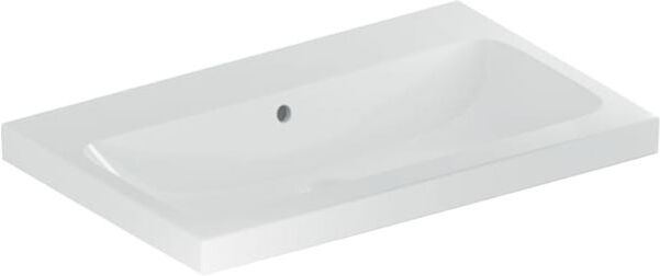 Geberit iCon light Waschtisch 501835003 70x48cm, ohne Hahnloch, mit Überlauf, weiß