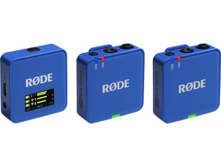 Rode Wireless GO Gen 3 Blauw
