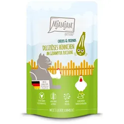 MJAMJAM Chicks & Friends 300g MjAMjAM Katze 6x300g Chicks und Friend Huhn mit Zucchini