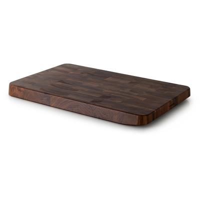 Schneidebrett CONTINENTA "Hackbrett aus Stirnholz", walnuss, B:30cm H:3,5cm L:46cm, Massivholz, Schneidebretter, 46x30x3,5 cm, hochwertige Qualität