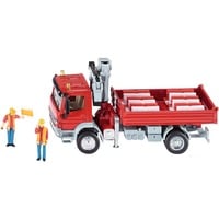 3534 SUPER Mercedes Atego mit Kran, Modellfahrzeug rot