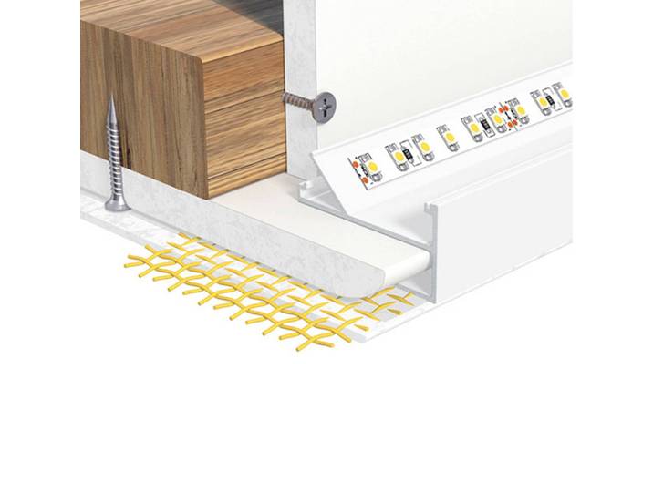 EVN APTBH Alu-Profil deckengerichtet 100cm weiß, weiß / opal, Aluminium