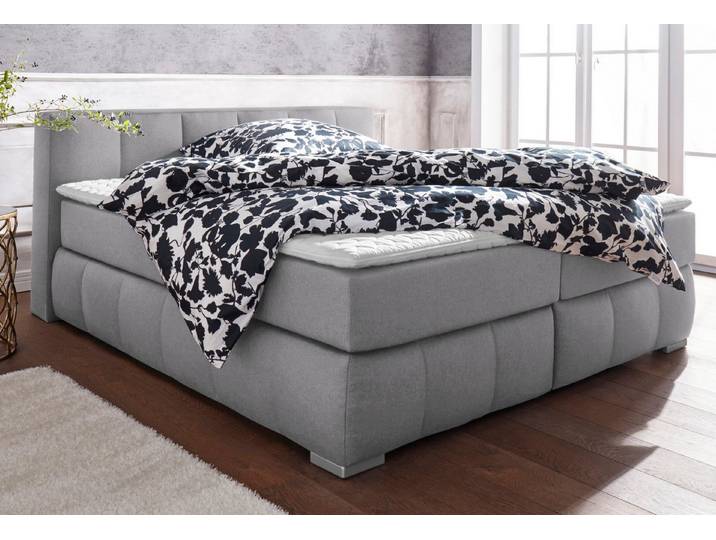 Home affaire Boxspringbett Chelles, inkl. Kaltschaumtopper, in 5 Breiten und 3 Matratzenarten