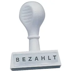 Stempel Bezahlt