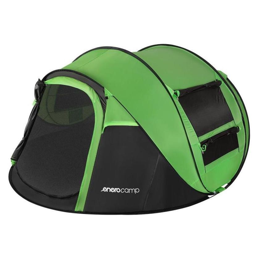 Enero Camp Quest 4-Personen-Zelt 280x210x115cm (Kuppelzelt, 3.20 kg, 4 Personen) (GS252729)