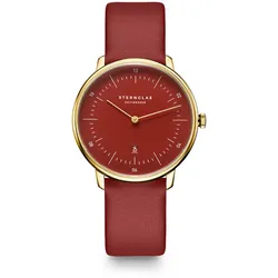 STERNGLAS - NAOS XS - EDITION FLORA - hibiscus - gold  / 33MM