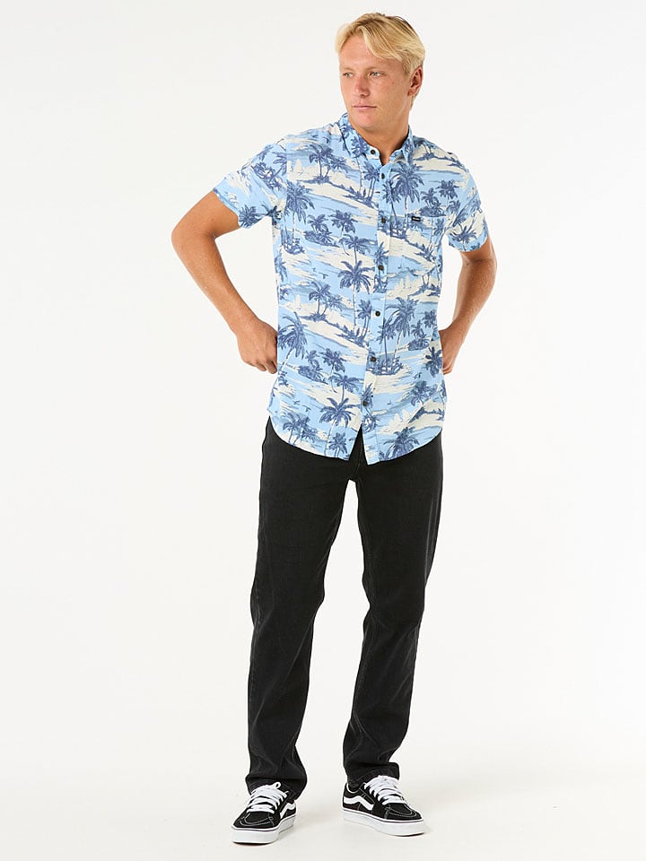 Rip Curl Hemd "Dreamer Barrel Killa" - Regular fit - in Blau - M